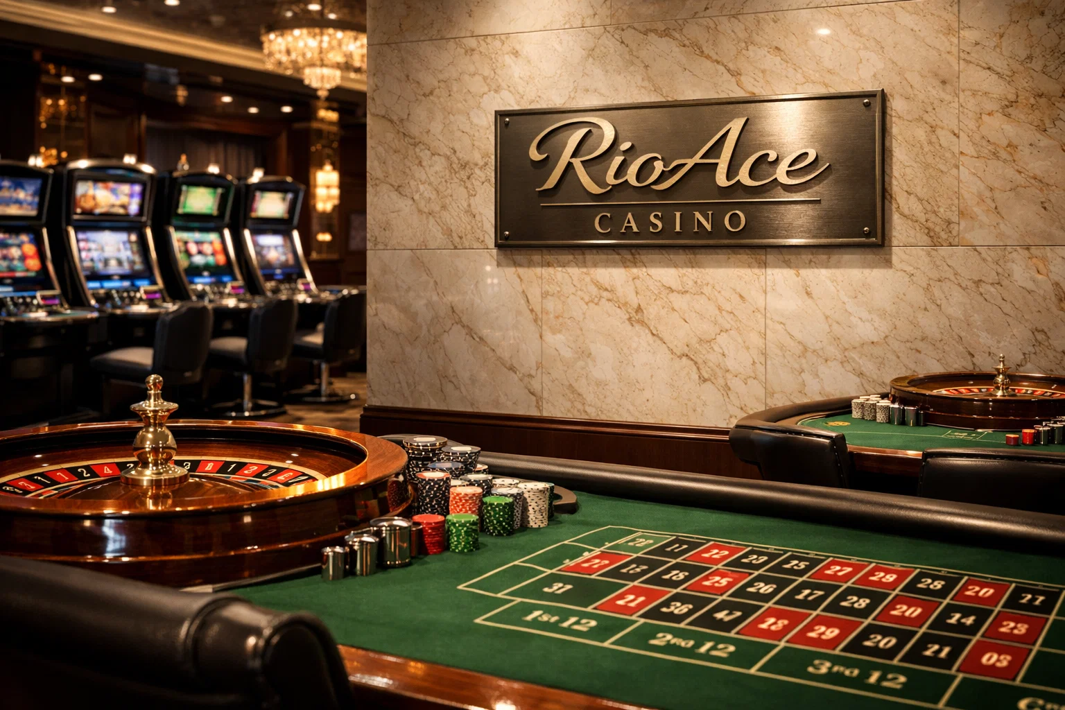 RioAce casino welcome and grand entrance
